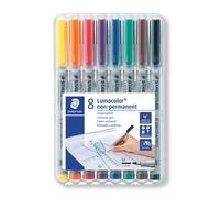 Staedtler Lumocolour Universal Pen Water Soluble Medium - 315-WP8
