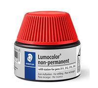 Staedtler Lumocolor Non-permanent Refill Station 487-15-2 for Non-permanent Universal Pens - Red