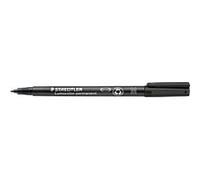 Staedtler Lumocolour Pen Permanent Medium Black 317-9 317-WP4