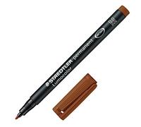 STAEDTLER LUMOCOLOR OHP PEN MEDIUM - BROWN - PERMANENT MARKER PEN DVD CD GLASS PLASTIC MARKER