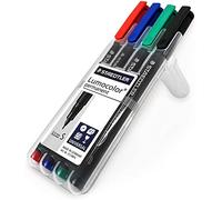 Staedtler Lumocolor OHp Pen Perm Superfine 0.4 Asstd 313 Pk4