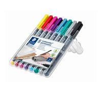 Staedtler Lumocolor Permanent F 8 Pcs (318 Wp8-2) Marker Pen 0.6 Mm