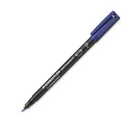 Staedtler Lumocolor Permanent F Dry Safe 318-3 Permanent Marker Blue Waterproof: yes, Pack of 5