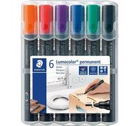 Staedtler Lumocolor Permanent Marker 352 WP66 Colours,Bullet Tip,Waterproof Ink
