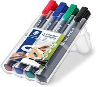 Staedtler Lumocolor Permanent Marker Box 4 colours 352 WP4