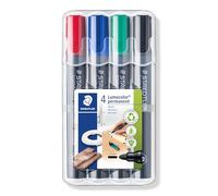 Staedtler Lumocolor Permanent Marker Box 4 colours 352 WP4