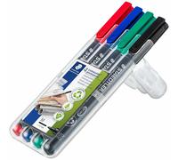 STAEDTLER Lumocolor Permanent Marker Pens Medium - Wallets of Assorted Colours