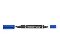 Staedtler Lumocolor Permanent Marker Pens Pack of 10 DUOS Blue