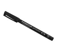 Staedtler Lumocolor Permanent Marker, Superfine Nib, Black Ink