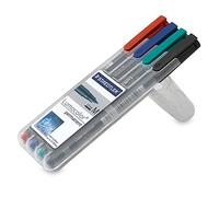 Staedtler Lumocolor Permanent Pen 317 Medium 1.0mm Line - Assorted Colours (Pack of 3 + 1 Free)