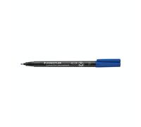 Staedtler Lumocolor Permanent Pen Blue Fine 0.6mm Tip Pack of 10 318-3