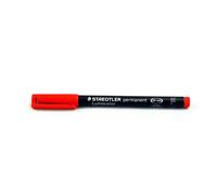 Staedtler LUMOCOLOR PERMANENT PENS FINE RED - BOX OF 10 Staedtler Multicolor