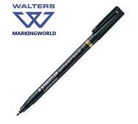 Staedtler Lumocolor Special 319 Permanent Marker Pen | 0.6mm Nib | Black | Box10