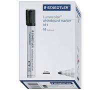 STAEDTLER Lumocolor Drywipe Whiteboard Marker Pens SINGLES 6 & 10s Bullet Chisel