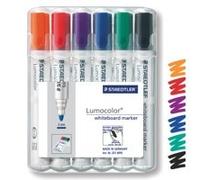 Staedtler Lumocolor 351 Drywipe Marker Assorted Pack of 6 351 WP6