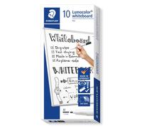 Staedtler Lumocolor Whiteboard Pen - Black (Box of 10)