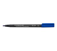 Staedtler Lumocolor Permanent Pen - Medium - Blue (Pack of 10)