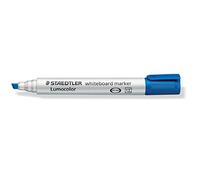 Lumocolor whiteboard marker chisel tip blue