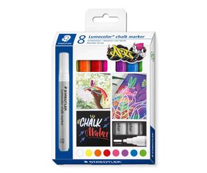 Staedtler Lumocolour Chalk Marker (Pack of 8)
