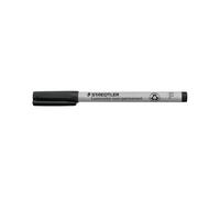 Staedtler Fine 0.6 Line Width Black Marker Pen [Pack 10] - 316-9