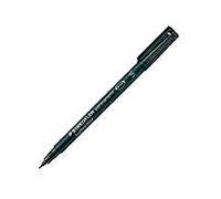 Staedtler Lumocolor Permanent Marker, Superfine Nib, Black Ink