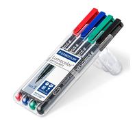 Staedtler Lumocolour Permanent Superfine 0.4mm Assorted (Pack of 4) 313 WP4