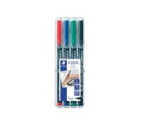Staedtler 318 Lumocolor Permanent Pen 0.6MM Fine Tip - (Wallet-4)
