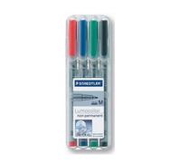 Staedtler LumoColour Water Soluble Markers Nonpermanent Pen Medium (Pack of 4)
