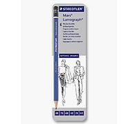 Staedtler Lumograph Drawing Pencil Tin - 6 Soft Grades