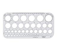 STAEDTLER Mars 576 01 F Circle Template - Transparent (Pack of 1)