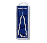 Staedtler Mars Basic 554 T01 554 Precision Compass with Extender in Case with Hinged Lid Silver