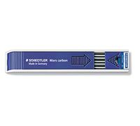 STAEDTLER Mars Carbon 200 drawing leads - 2 mm, B, 12 pieces | Refill leads for mechanical pencils, 130 mm - reliable, in a tin - Item No. 200-B