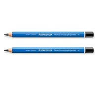 Staedtler Mars Lomography Jumbo 4B Grade Pencils, 2 Pack