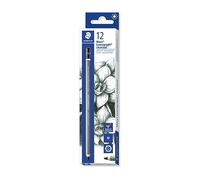 Staedtler Mars Lumograph Charcoal 100C-M Graphite Pencil Box 12 Grade M