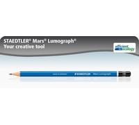Staedtler Mars Lumograph Pencils - 6H-8B Grades - Box of 12