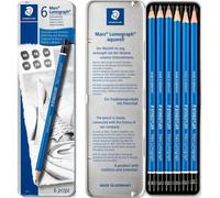 Staedtler Mars Lumograph 100 Graphite Pencil Tin (6pc)