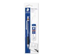 STAEDTLER Mars micro 775 Mechanical Pencil - 0.5 mm, with Eraser | Metal clip, non-slip rubber grip zone - for drawing & writing - Art.-Nr. 7755BK25DA