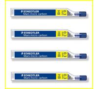 STAEDTLER Mars micro carbon 250 0.3mm HB - Pencil lead refills - 4 Tubes / Packs (48 Leads) HB
