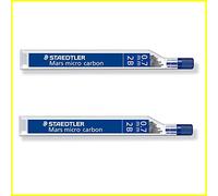 Staedtler 250 Mars Micro Leads - 0.7mm 2B - 1 Tube of 12 Leads