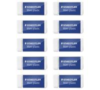 Staedtler Mars Plastic Mini Eraser - 526 53 - Pack of 10 Erasers in Envelope Packaging