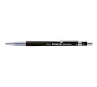 Staedtler Mars Technico 780 C-9 leadholder Pencil with HB Lead, Black | Metal clip with integrated sharpens, HB indicator - for drawing - Art.-No. 780 C-9