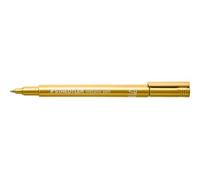Staedtler Metallic Marker - Gold (Pack of 10) | Opaque on light & dark, 1-2 mm - can be wiped off smooth surfaces - Item No. 8323-11