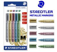 Staedtler Metallic Marker Pens Set of 5 pens 8323-S BK5