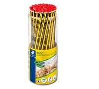 STAEDTLER Noris 120 Pencils - HB, 50 Pack + Sharpener | Break-resistant hexagonal pencil, non-slip grip - recycled wood, display box - Art.-Nr. 120 KP50