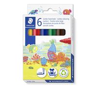 Staedtler Noris 340 Jumbo Fibre Tip Pen, Especially for Small Children's Hands,