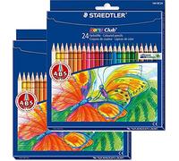 Staedtler Noris Club Coloured Pencils Set of 24 Colours 24er-Pack | Doppelpack assorted colours