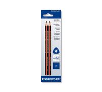 Staedtler Noris Club Jumbo Pencil 2B (1285 1BK2 Blister Card of 2