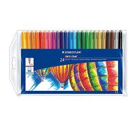 Staedtler Noris Club Pack of 24 Felt-Tip Colouring Pens Assorted Colours