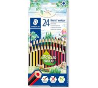 Staedtler - Noris Colour 185 - Double Layer 24Â Colour Wopex Crayons Cardboard Case Assorted Colours