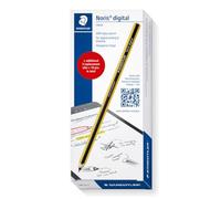 STAEDTLER Noris Digital Classic 180 22, EMR Stylus Set, 1 Stylus for Digital Writing and Drawing on EMR Touch Screens (4096 Pressure Levels, Fine Tip) + 5 Additional Replacement Tips, 180 22-1X